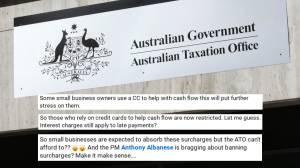 "Stuffing up our cashflow": ATO slammed for turning off credit card tax payments